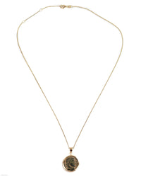 10k Gold Genuine Ancient Roman Coin Necklace (Constantine the Great; 306-337 A.D.)