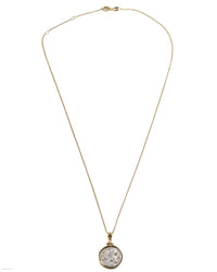 14k Gold Genuine Ancient Greek Coin Necklace (Alexander the Great; 336-323 B.C.)