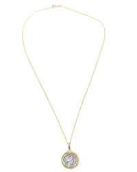 14k Genuine Ancient Roman Coin Necklace (Venus; 55 B.C.)