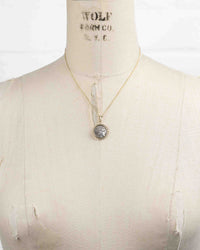 14k Gold Genuine Ancient Greek Coin Necklace (Helios; 170-150 B.C.)