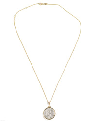 14k Gold Genuine Ancient Medieval Italian Coin Necklace (Venetian Grossi; 1289-1311 A.D.)