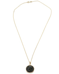 14k Gold Genuine Ancient Greek Coin Necklace (Apollo; 275-265 B.C.)