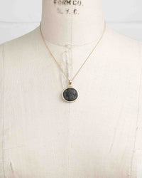 14k Gold Genuine Ancient Greek Coin Necklace (Apollo; 275-265 B.C.)