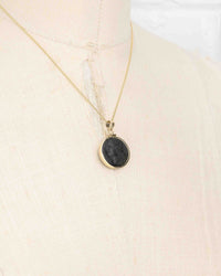 14k Gold Genuine Ancient Greek Coin Necklace (Apollo; 275-265 B.C.)