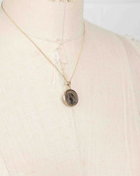 14k Gold Genuine Ancient Roman Coin Necklace (Crispus; 317-326 A.D.)