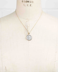 14k Gold Genuine Ancient Roman Coin Necklace (Septimus Severus; 193-211 A.D.)