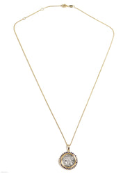 14k Gold & Sapphire Genuine Ancient Greek Coin Necklace (Zeus/Hera; 450-300 B.C.)
