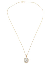 14k Gold Genuine Ancient Greek Coin Necklace (Persephone/Kore; 390-340 B.C.)