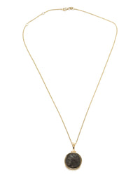 14k Gold Genuine Ancient Greek Coin Necklace (Persephone; 275-269 B.C.)