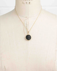 14k Gold Genuine Ancient Greek Coin Necklace (Persephone; 275-269 B.C.)