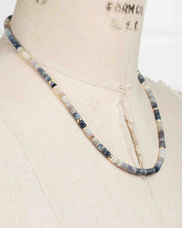 14k Gold Filled Faceted Australian Opal Gemstone Strand Necklace
