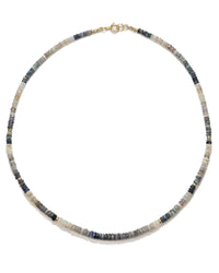 14k Gold Filled Faceted Australian Opal Gemstone Strand Necklace