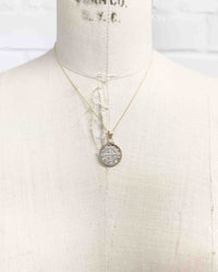 14k Genuine Ancient Italian Coin Necklace (Verona Grossi; 1218-1250 A.D.)