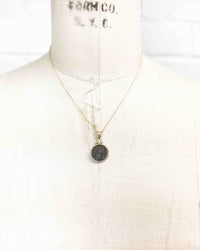 14k Gold Genuine Ancient Roman Coin Necklace (Helena; 330 A.D.)