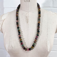 Hand-Knotted Tourmaline Strand Necklace