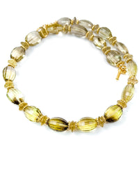 AAA Quality Lemon Quartz Statement Necklace