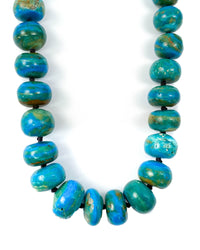 Blue Peruvian Opal Statement Necklace