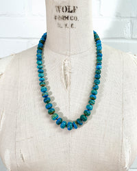 Blue Peruvian Opal Statement Necklace