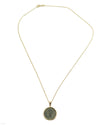 10k Gold Genuine Ancient Roman Coin Necklace (Aurelian; 270-275 A.D.)
