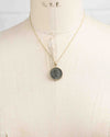 10k Gold Genuine Ancient Roman Coin Necklace (Aurelian; 270-275 A.D.)