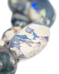 14k Gold Natural Large Australian Opal Nugget Knotted Statement Necklace