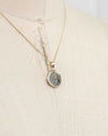 14k Gold Genuine Ancient Greek Coin Necklace (Athena/Owl; 200-133 B.C.)