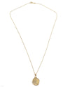 14k Gold Genuine Ancient Coin of the Crusades Necklace (Achaea; 1289-1297 A.D.)