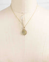 14k Gold Genuine Ancient Coin of the Crusades Necklace (Achaea; 1289-1297 A.D.)