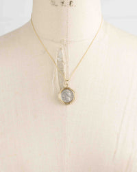 14k Gold Genuine Ancient Roman Coin Necklace (Ceres/Demeter; 102 B.C.)