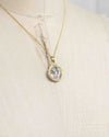 14k Gold Genuine Ancient Roman Coin Necklace (Flora; 57 B.C.)