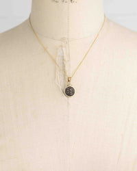 14k Gold Genuine Ancient Biblical/Judaean Coin Necklace (Widow's Mite; 103-73 B.C.)