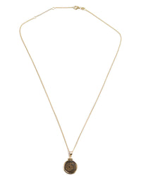 14k Gold Genuine Ancient Biblical/Judaean Coin Necklace (Widow's Mite; 103-73 B.C.)