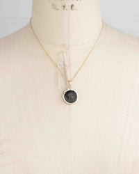 14k Gold Genuine Ancient Greek Coin Necklace (Aphrodite; 344-334 B.C.)