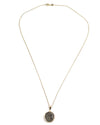 14k Gold Genuine Ancient Greek Coin Necklace (Apollo; 400-301 B.C.)