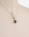 14k Gold Genuine Ancient Greek Coin Necklace (Athena/Owl; 200-133 B.C.)