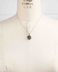 14k Gold Genuine Ancient Greek Coin Necklace (Athena; 306-283 B.C.)