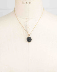 14k Gold Genuine Ancient Greek Coin Necklace (Tanit; 400-350 B.C.)