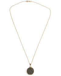 14k Gold Genuine Ancient Greek Coin Necklace (Tanit; 400-350 B.C.)