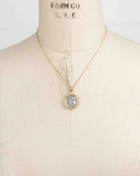 14k Gold Genuine Ancient Greek Coin Necklace (Alexander the Great; 336-323 B.C.)
