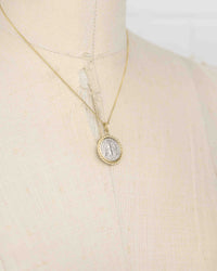 14k Gold Genuine Ancient Greek Coin Necklace (Artemis Bee; 202-150 B.C.)