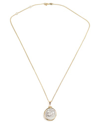 14k Gold Genuine Ancient Greek Coin Necklace (Pegasus/Athena; 375-300 B.C.)