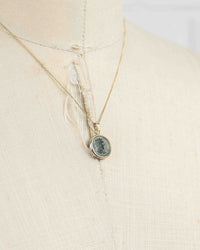 14k Gold Genuine Ancient Greek Coin Necklace (Heracles; 117-138 A.D.)