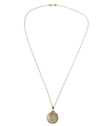 14k Gold Genuine Ancient Medieval Coin Necklace (Coin of the Crusades; 1287-1308 A.D.)