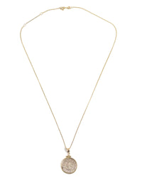 14k Gold Genuine Ancient Medieval Coin Necklace (Coin of the Crusades; 1287-1308 A.D.)