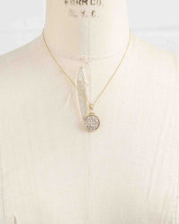 14k Gold Genuine Ancient Crusades Coin Necklace (Jerusalem; 1163-1174 A.D.)