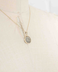 14k Gold Genuine Ancient Crusades Coin Necklace (Jerusalem; 1163-1174 A.D.)