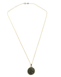 14k Gold Genuine Ancient Greek Coin Necklace (Persephone; 275-216 B.C.)