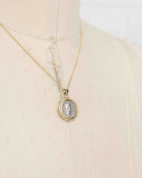 14k Gold Genuine Ancient Roman Coin Necklace (Augustus; 27 B.C.-14 A.D.)