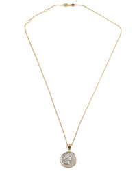 14k Gold Genuine Ancient Roman Coin Necklace (Anna Perenna; 82-81 B.C.)