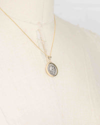 14k Gold Genuine Ancient Roman Coin Necklace (Roma; 136 B.C.)